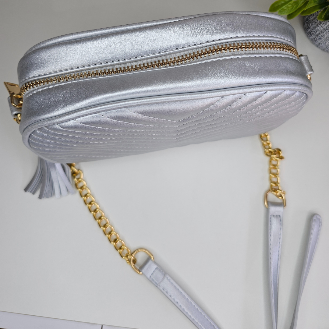 Crossbody Plateado